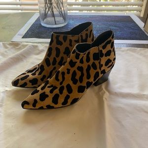 Steve Madden leopard booties